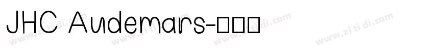 JHC Audemars字体转换